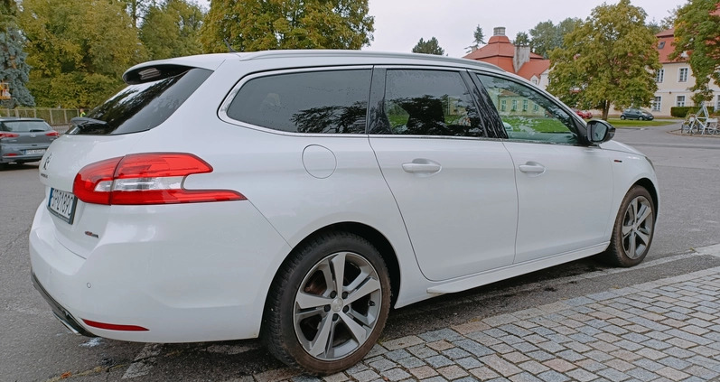 Peugeot 308 cena 45700 przebieg: 147000, rok produkcji 2016 z Kórnik małe 232